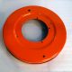 Orange powder coated ring