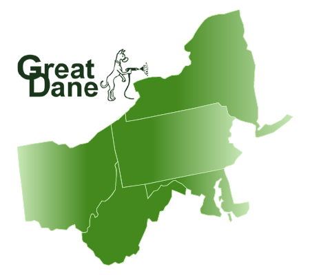 Great Dane Powder Coating Serves the Pittsburgh region, Western Pennsylvania, Eastern Ohio, and West Virginia.