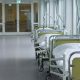 Image of hospital beds in corridor